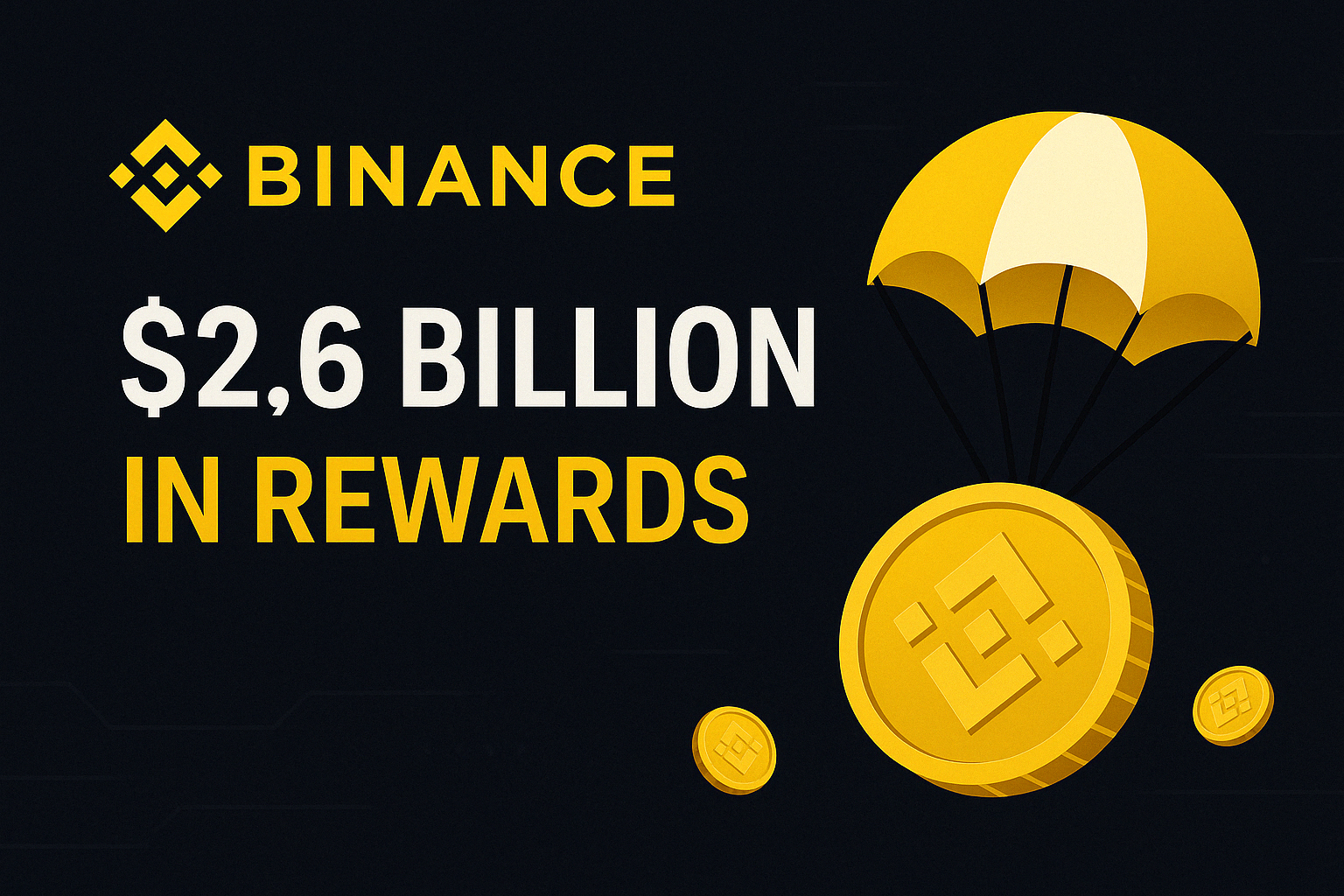 Binance Dominates with $2.6B in Token Airdrops & Rewards [2025 Report]